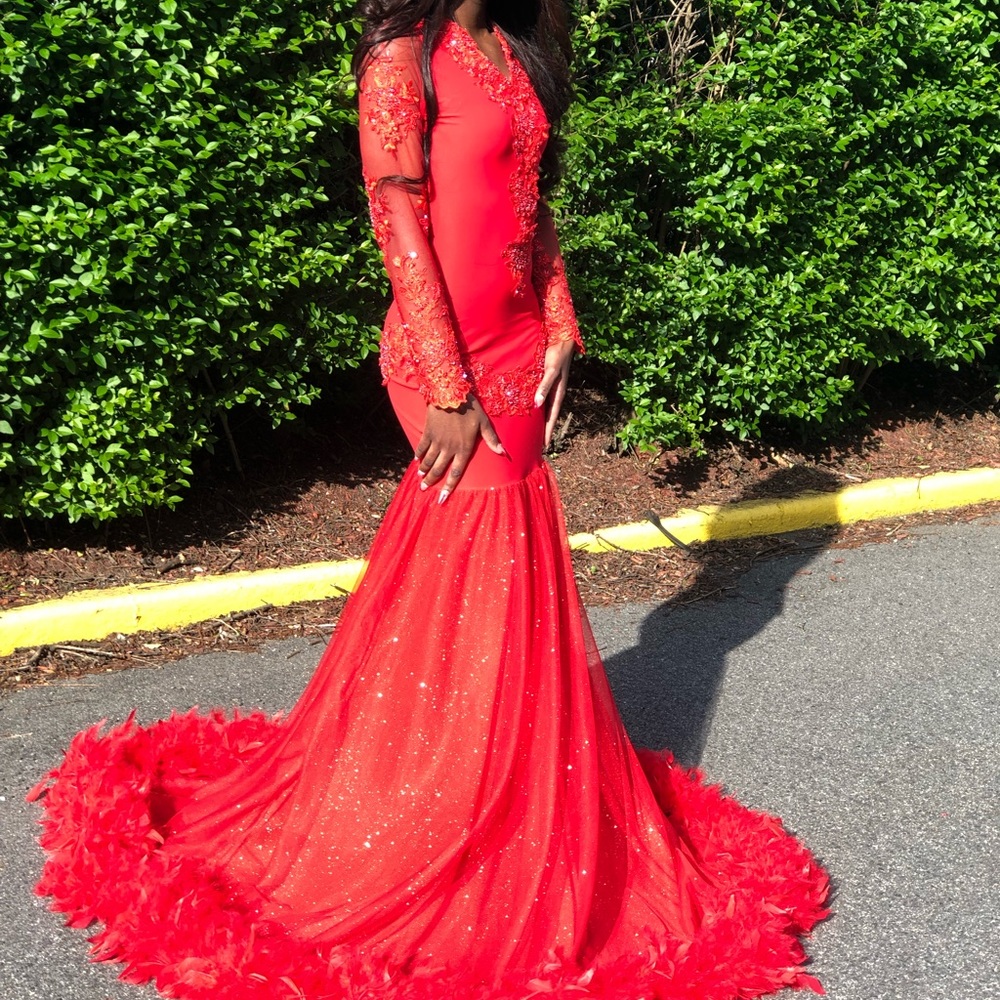 Red Prom Dress - Picture 3 of 5